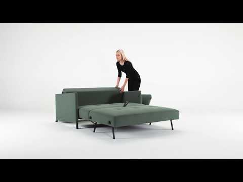 INNOVATION® Cubed 02 140 mit Armlehnen - Schlafsofa bei Sofawunder.de