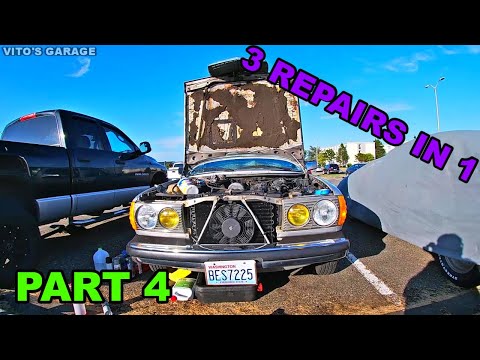 Part 4 Dad's Gift '85 Mercedes 300D:Battery Tray & Area Restore, Cluster Refurbish, Ignition Tumbler