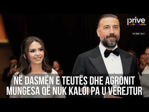 Në dasmën e Teutës dhe Agronit, mungesa që s’kaloi pa u vërejtur – Prive TV