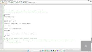 Basics of C++    Pointer Vs reference in c++