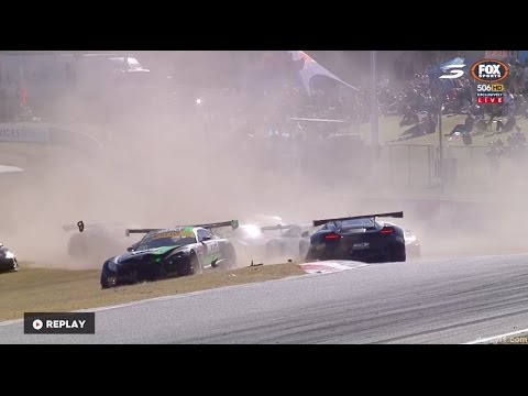Race 2 Start Crash | Aussie GT - Perth 2017