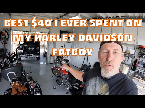 BEST $40 I EVER SPENT ON MY HARLEY DAVIDSON FATBOY. Fatboy Friday