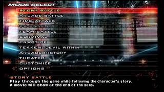 Tekken 5 Main Menu for 30 minutes