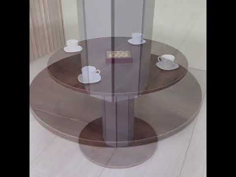 Миниатюра изображения товара Обеденный стол Eligard Ontario (дуб нокс/дымчатый алмаз)