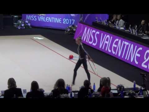 Olena Diachenko UKR hoop Miss Valentine 2017