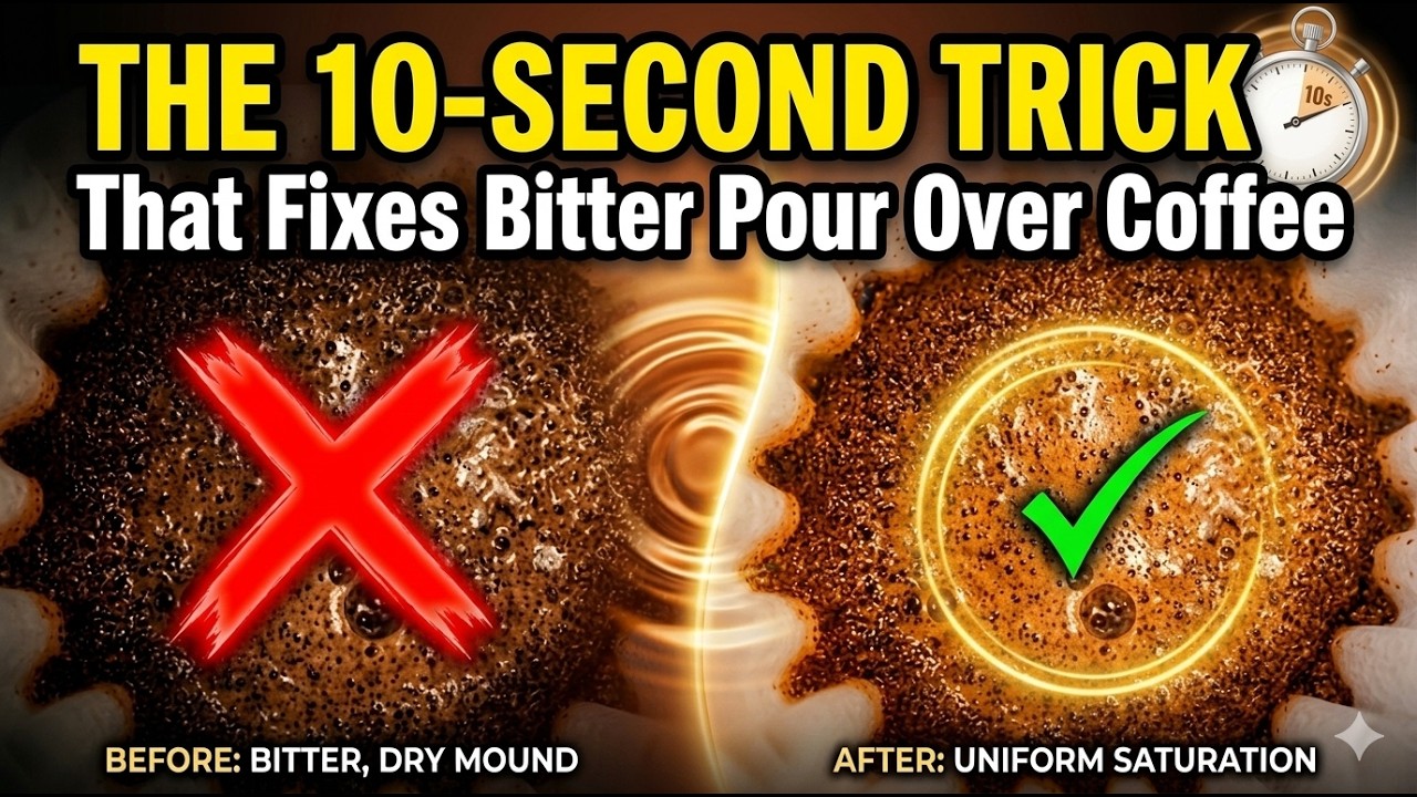 The 10-Second Trick That Fixes Bitter Pour Over Coffee