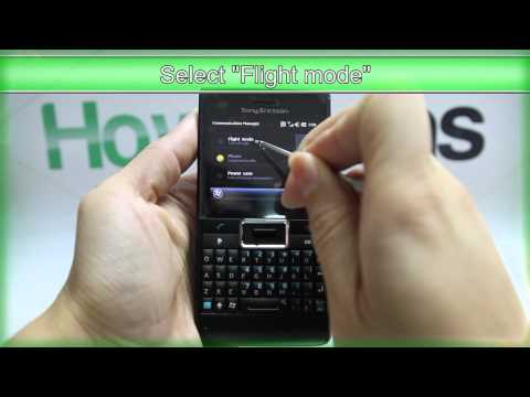 How to Turn On Flight Mode on Sony Ericsson Aspen