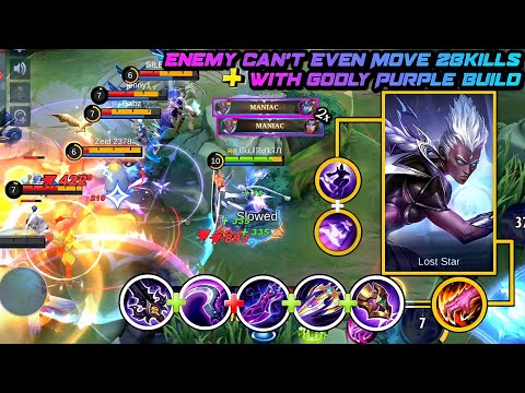 MLBB KARRIE HYPER BUILD |ENEMY CAN'T EVEN MOVE |NO SKIN CHALLENGE?#mlbbkarrie#karriebestbuild#mlmeta