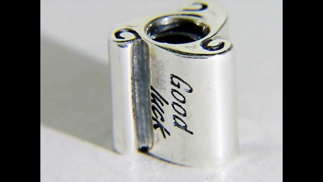 Pandora Good Luck Scroll Charm 790514
