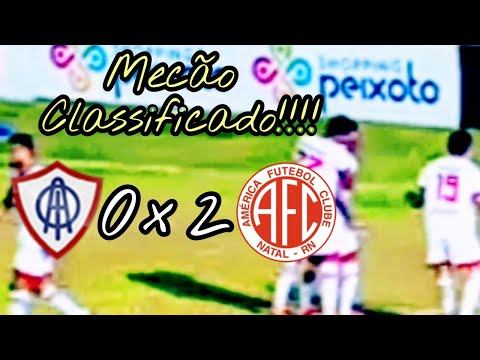 ITABAIANA 0×2 AMÉRICA-RN BRASILEIRÃO SÉRIE D 2021 2° FASE JOGO DE VOLTA MECÃO CLASSIFICADO!!!!