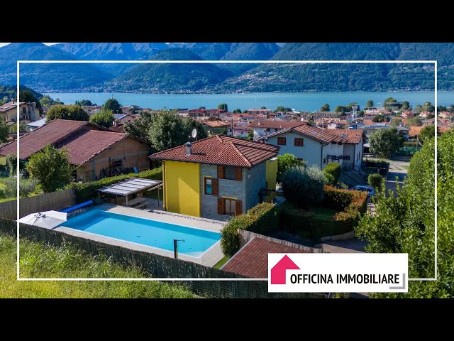 A COLICO, SPLENDIDA VILLA VISTA LAGO CON PISCINA