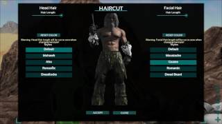 ARK Survival Evolved - ALL Hairstyles and Beards