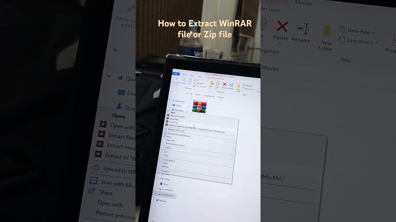 How to extract winrar file zip file #rarfile | how to open .rar files,