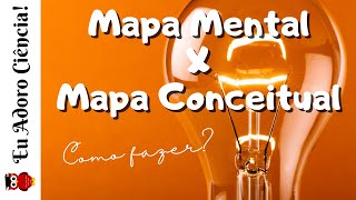 Mapa Mental x Mapa Conceitual: Qual a diferença e como fazer cada um deles?