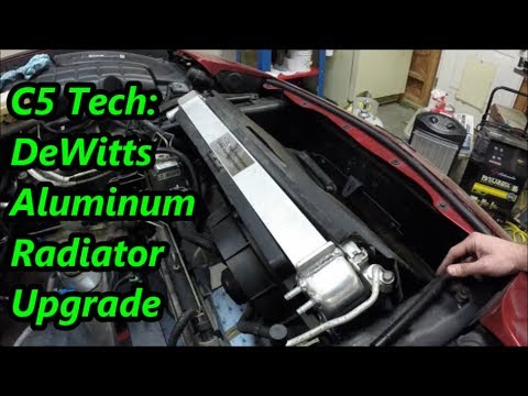 C5 Tech: DeWitts Aluminum Radiator Upgrade