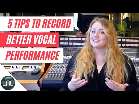 Record Better Vocal Performances in your Studio (5 Tips)
