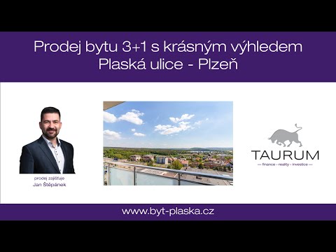 PRODÁNO - Prodej bytu 3+1 v Plaské ul. v Plzni s krásnými výhledy