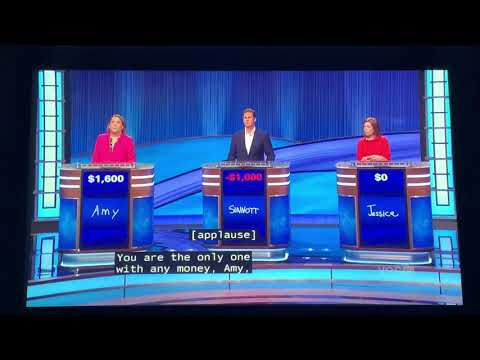 Jeopardy, Amy Schneider DAY 12 - 1st Daily Double (12/2/21)