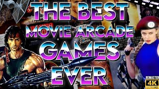 The Best Arcade Movie Tie-In Games Ever! (4K Remaster) #arcadegames #arcadegaming #retrogames