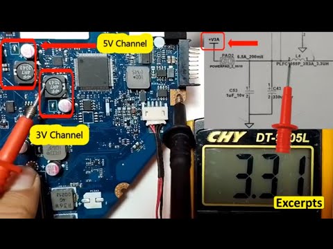 Learn how track Laptop motherboard voltage laptop schematics reading