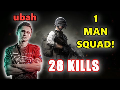 FaZe ubah - 28 KILLS - 1 MAN SQUAD! - M416 + QBU - PUBG