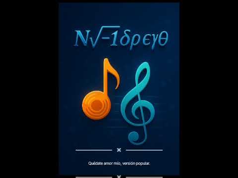 Quédate amor mio - versión popular