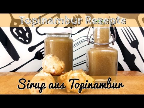 Topinambur Sirup - gesundes Süßungsmittel - Topinambur Rezept