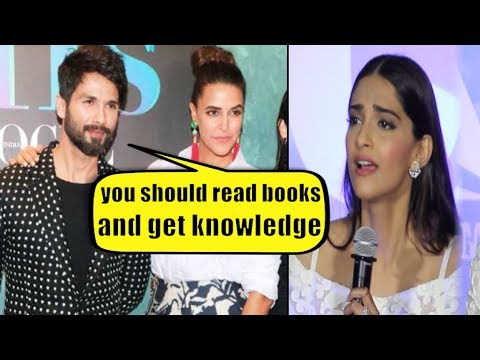 Shahid Kapoor & Neha Dhupia Make Fun Of Sonam Kapoor
