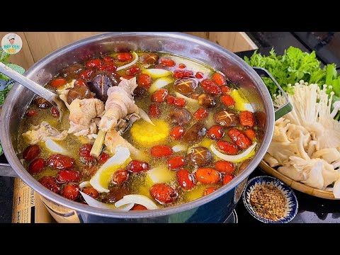 Thơm ngon bổ dưỡng với GÀ HẦM TÁO ĐỎ | LẨU GÀ TÁO ĐỎ ngọt thanh đậm đà | Bếp Của Vợ