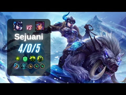SEJUANI JUNGLE vs LILLIA - EUW LoL Challenger Patch 14.5