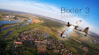 preview picture of video 'Bixler 3 Maiden Flight | GoPro Hero 3 FPV | HobbyKing Bix3 RC Plane'