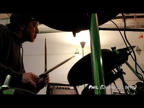 Groovy Drum Solo 151BPM - Jam Session @ The Red Room