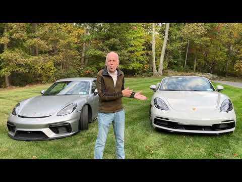 Porsche 718 Boxster GTS 4.0 versus GT4