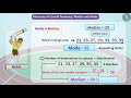 Median & Mode of Data | Part 1/1 | English | Class 7