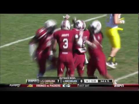 2013 USC vs Michigan - Jimmy Legree Interception