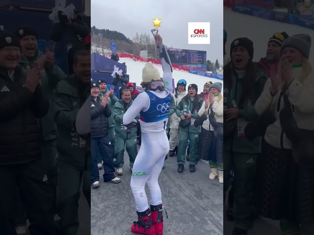Só pode dançar quem é campeão olímpico pelo Brasil na neve; o Lucas Pinheiro: