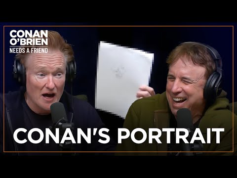 Kevin Nealon Draws A Picture Of Conan | Conan O'Brien Needs A Friend