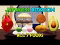 How To Get ALL 7 FOODS In Japanese Bedroom Secret Staycation Roblox