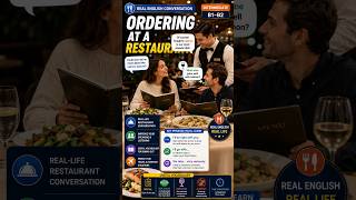 Ordering at a Restaurant | Intermediate English Conversation & Listening Practice (B1–B2)