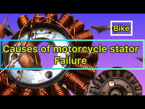 Causes of motorcycle stator failure/ why do stators fail - burnt