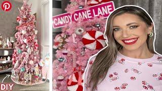 I Made a Pinterest CANDY Christmas Tree… WOW! 🍬✨