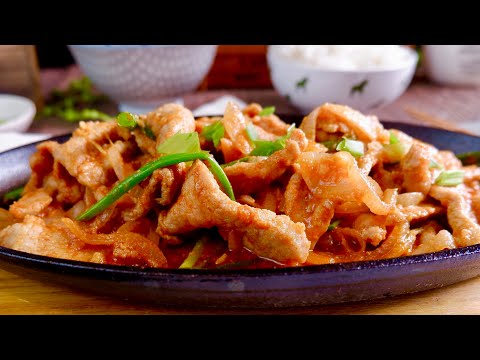 Super Easy Singapore Hawker Style Korean BBQ Pork 韩式炒猪肉 Pork Stir Fry Recipe | Spicy Pork Bulgogi