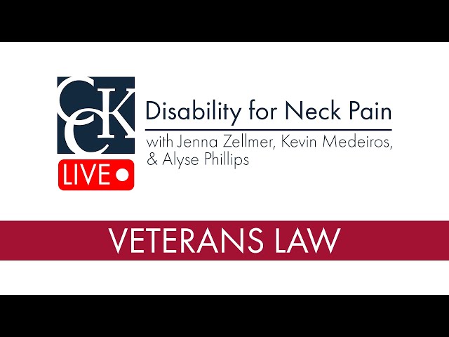 VA Disability Ratings for Neck Pain and Impairments