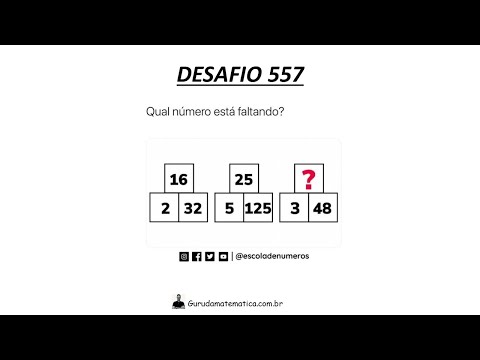 DESAFIO 557 - QUAL O VALOR DA INTERROGAÇÃO? (www.gurudamatematica.com.br)