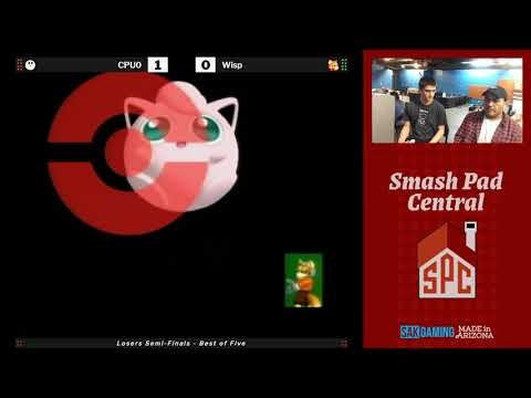SPC 185 Melee Losers Semis - CPU0 (Jigglypuff) vs Wisp (Fox)