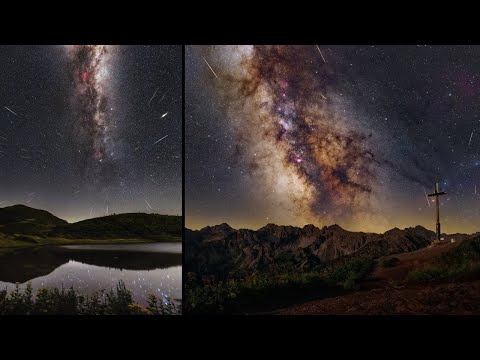 Photographing shooting stars