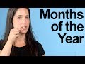 How to Pronounce the Months of the Year: American English