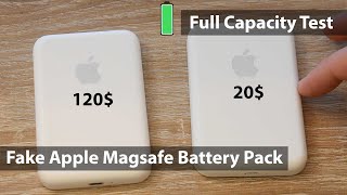 Real vs Fake Apple Magsafe Battery Pack – Full Capacity Test – Long Term Test