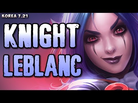 YM Knight (wanxiaowan, 1093LP) plays LeBlanc mid v Karma matchup -  Korea 7.21