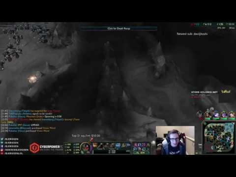 Sven camps Bjergsen right outside his base